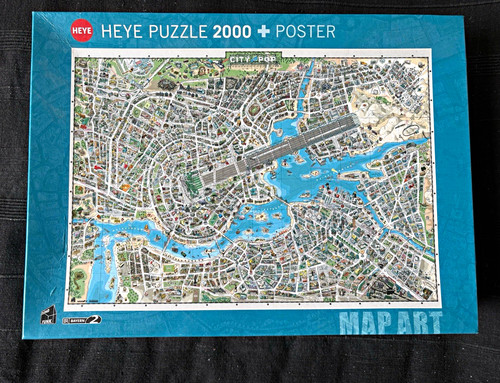 Heye puzzle mappa arte città - heye,