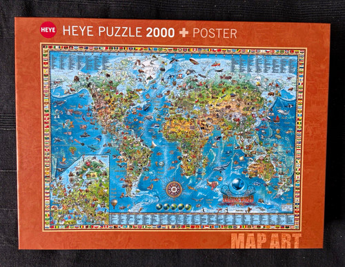 Heye puzzle map art - art, mappa